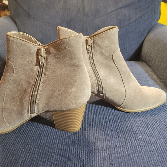 Leather suede Chunky  fringeboots y2k - Picture 4 of 9